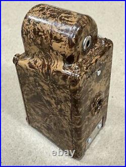 Coronet Midget 16mm Spy Vintage Camera Brown Bakelite Rare 1930s