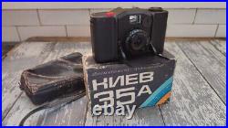 Film Camera 35 mm Tested Kiev 35A KORSAR 35mm f/2.8 Vintage Compact AUTOMATIC