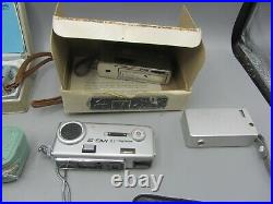 Lot of 9 Minolta 16 Spy Subminiature, 16 II & 16 PS & 16 MG S Film Camera READ