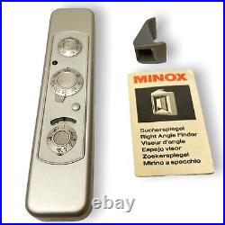 MINOX C Vintage Film Camera with Right Angle Viewer Attachment Instruction Book MINOX C Vintage Film Camera with Right Angle Viewer Attachment Instruction Book