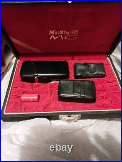 Minolta 16 MG-S Sub-Miniature Camera Kit, Vintage, Complete, NICE Minolta 16 MG-S Sub-Miniature Camera Kit, Vintage, Complete, NICE