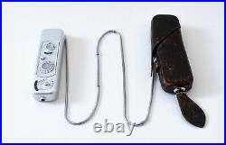 Minox B Vintage Miniature Silver Spy Camera + Case Minox B Vintage Miniature Silver Spy Camera + Case