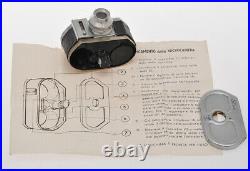 SCAT black knob last version, rare italian miniature camera 1954, exc