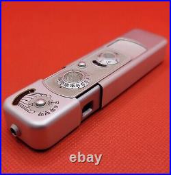 Vintage 1960s Minox-B Subminiature Camera with Leather Case Chain Box Book Germany