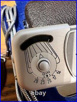 Vintage 1967 MINOX B Miniature Spy Camera with Chain Case Manual Pouch (Germany)