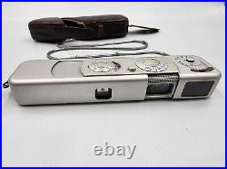 Vintage German Minox Wetzlar III-Minox B Spy Camera-leather cases-Chains-Flash