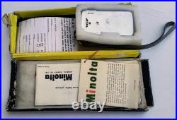 Vintage MINOLTA 16II Push-Pull Camera with Original Paperwork