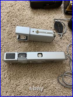 Vintage MINOX B Miniature Spy Camera with Chain, Flashgun & Leather cases