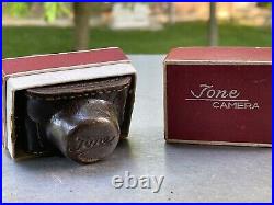 Vintage Minature Japan Silver Tone Anastigma Camera 1949 Made in Occupied Japan