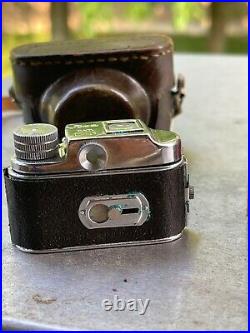 Vintage Minature Japan Silver Tone Anastigma Camera 1949 Made in Occupied Japan