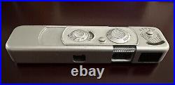 Vintage Minox B Silver Subminiature Spy Camera 1965 #849525 Case Chain