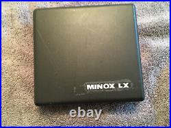 Vintage Minox LX Camera, Leather Case, Complete As Pictured In Original Hard Case