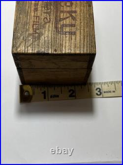 Vintage Steky 16mm Model III Subminiature Spy Camera, Leather Case And Wood Box