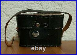 Vtg 60s Subminiature Hit Type 17.5mm Film PETIT Spy Camera & Case Made in Japan