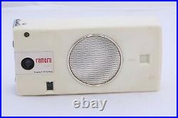 White KOWA RAMERA. Vintage Unique Combination Transistor Radio and 16mm camera