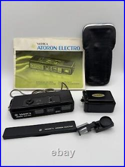 Yashica Atoron Electro Camera, original case and accessories. 70's Vintage