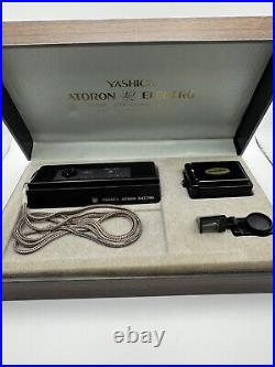Yashica Atoron Electro Camera, original case and accessories. 70's Vintage